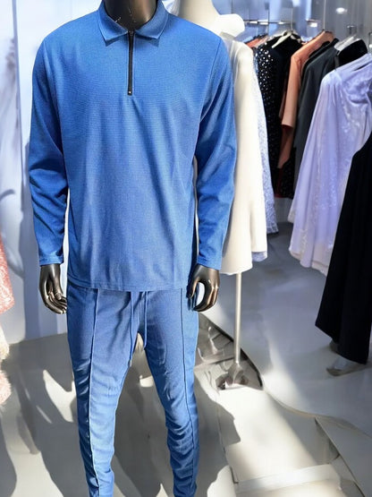 🏃‍♂️ BreezeFit Two-Piece Set for Men - Snyggt och bekvämt!